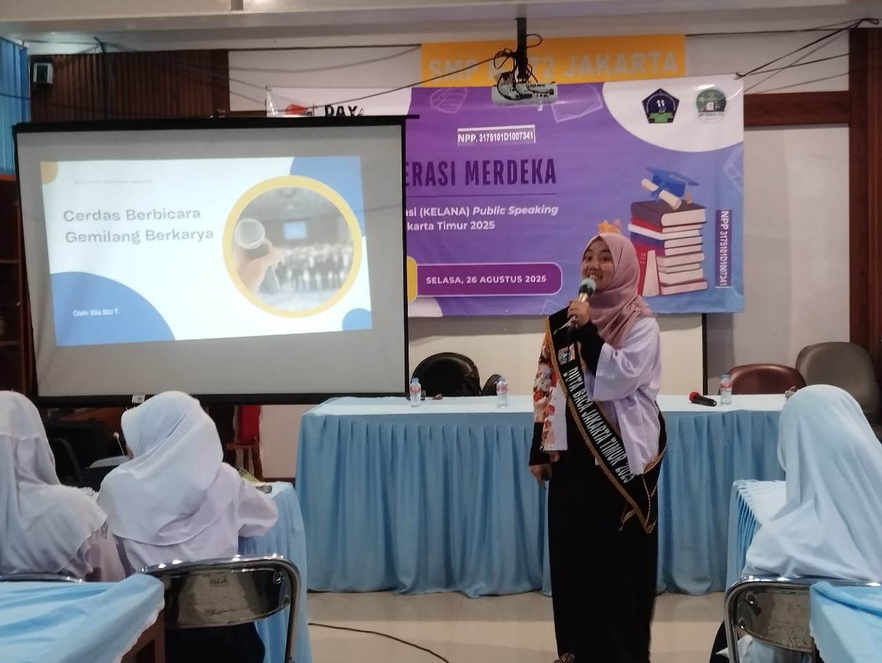 KELANA : Kelas Literasi Dan Narasi Di SMP Negeri 272 Jakarta Bersama Duta Baca Jakarta Timur